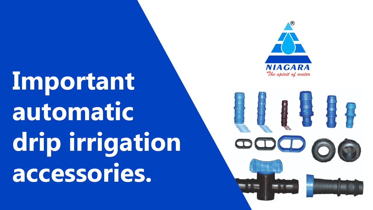 Important automatic drip irrigation accessories.