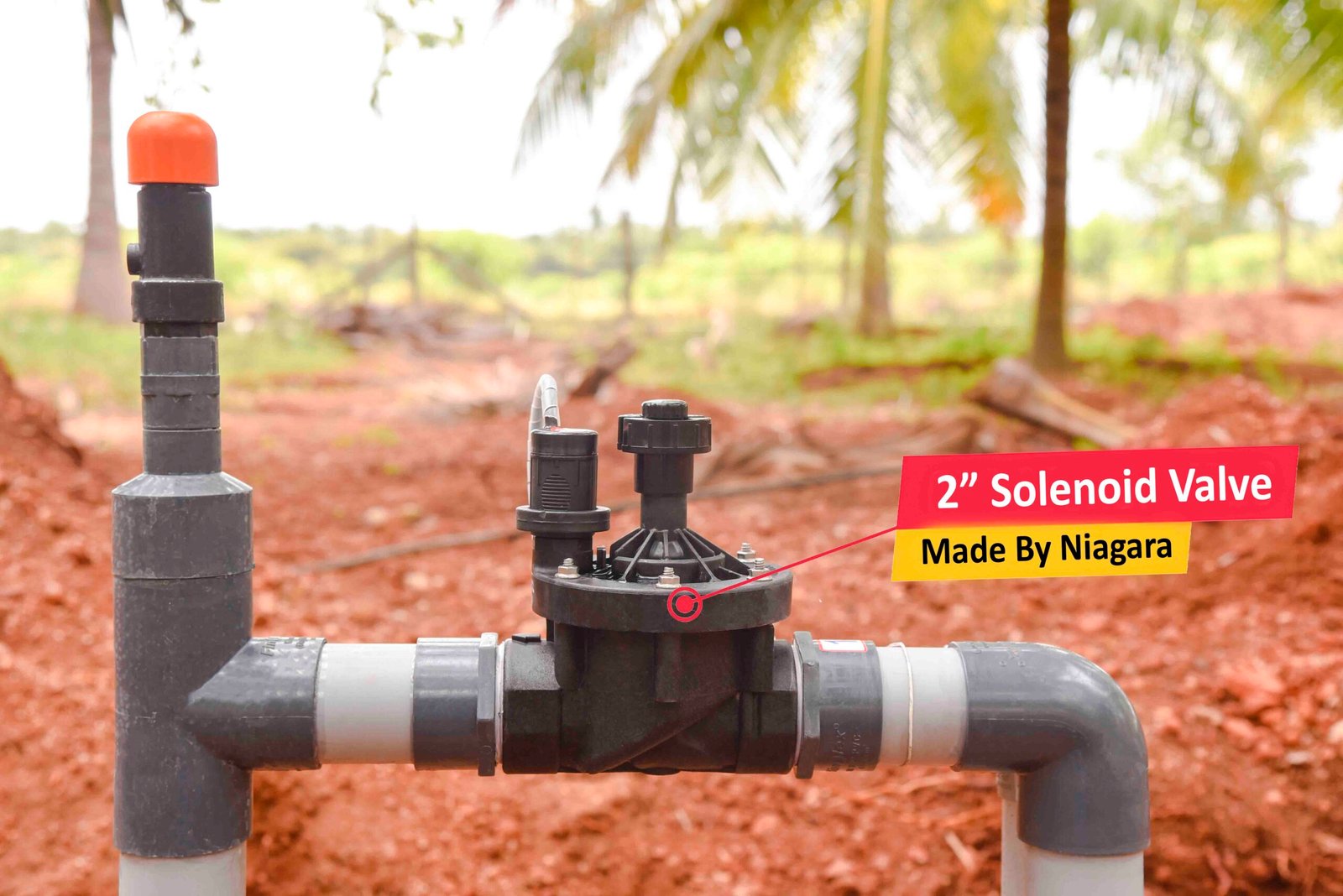 We are proud that Our Customer Mr.Selvam – Kangeyam has successfully installed Niagara 2″ inch solenoid valve 10Nos in his farm area, of about 11 acre. For further Details Contact NIAGARA SOLUTIONS @ 9842505100